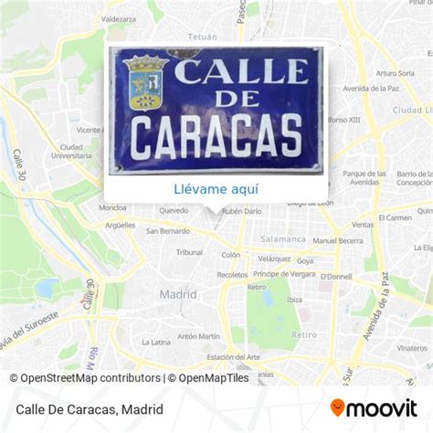 CALLE DE CARACAS en MADRID 